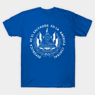 Republica de El Salvador - Escudo de El Salvador T-Shirt